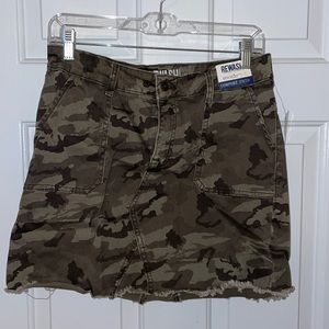 Camo Mini Skirt